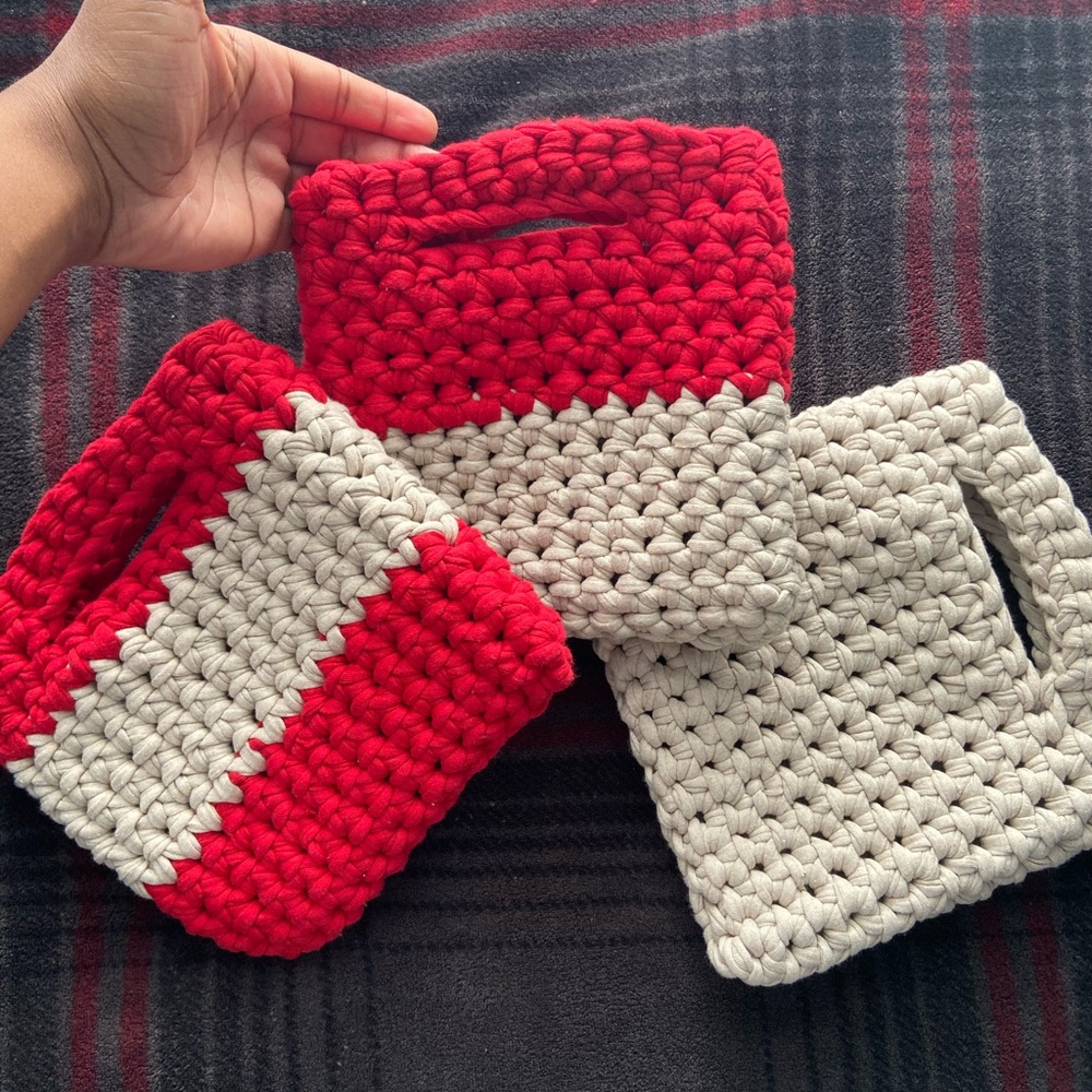 Crochet Mini Bags 🧶❤️ - Picture 6 of 6